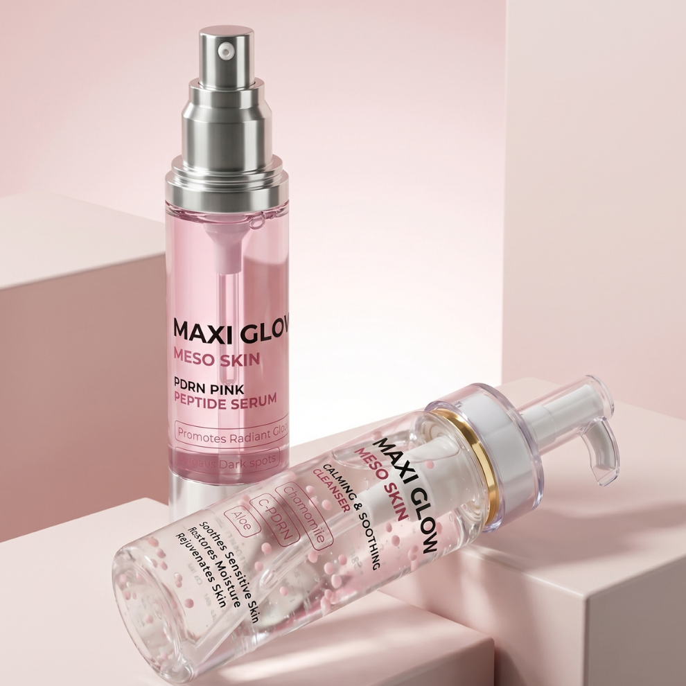 ACNE REPAIR DUO – Cleanser + PDRN Pink Peptide Serum for Clear & Smooth Skin