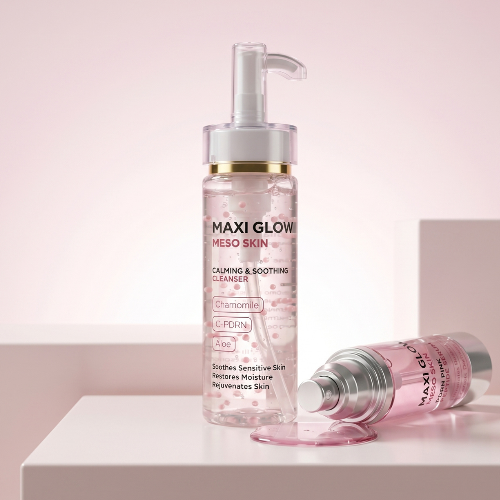 ACNE REPAIR DUO – Cleanser + PDRN Pink Peptide Serum for Clear & Smooth Skin