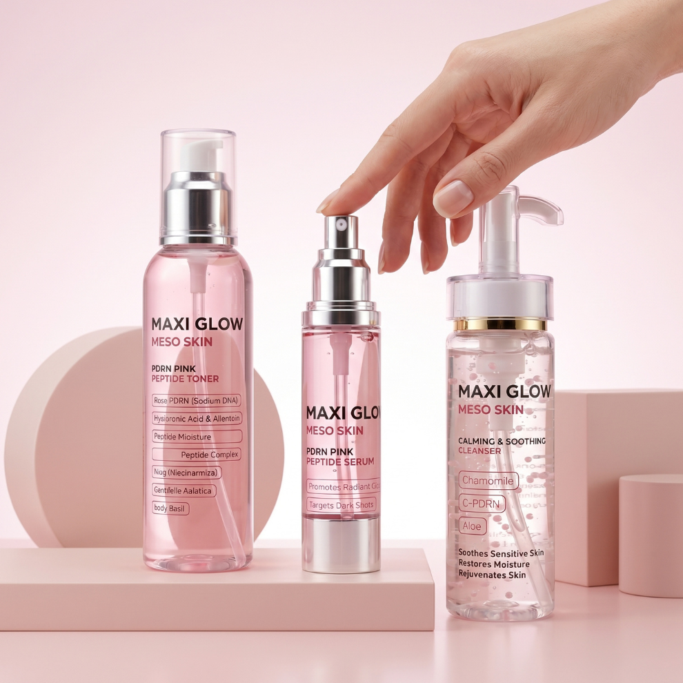 RETEXTURE BUNDLE – Cleanser + PDRN Toner + Peptide Serum for Smooth & Even Skin