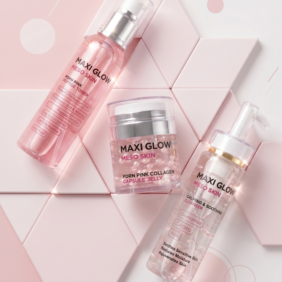 GLOW & LIFT TRIO – Cleanser + PDRN Toner + Collagen Jelly for Radiant Glass Skin