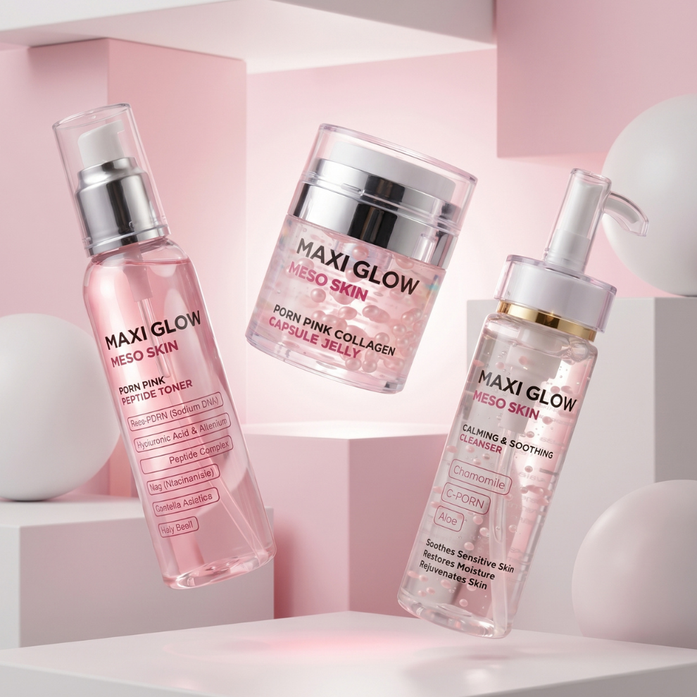 GLOW & LIFT TRIO – Cleanser + PDRN Toner + Collagen Jelly for Radiant Glass Skin