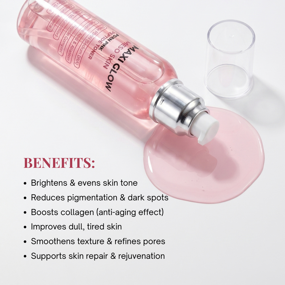 Maxiglow Meso Skin – PDRN Pink Peptide Toner