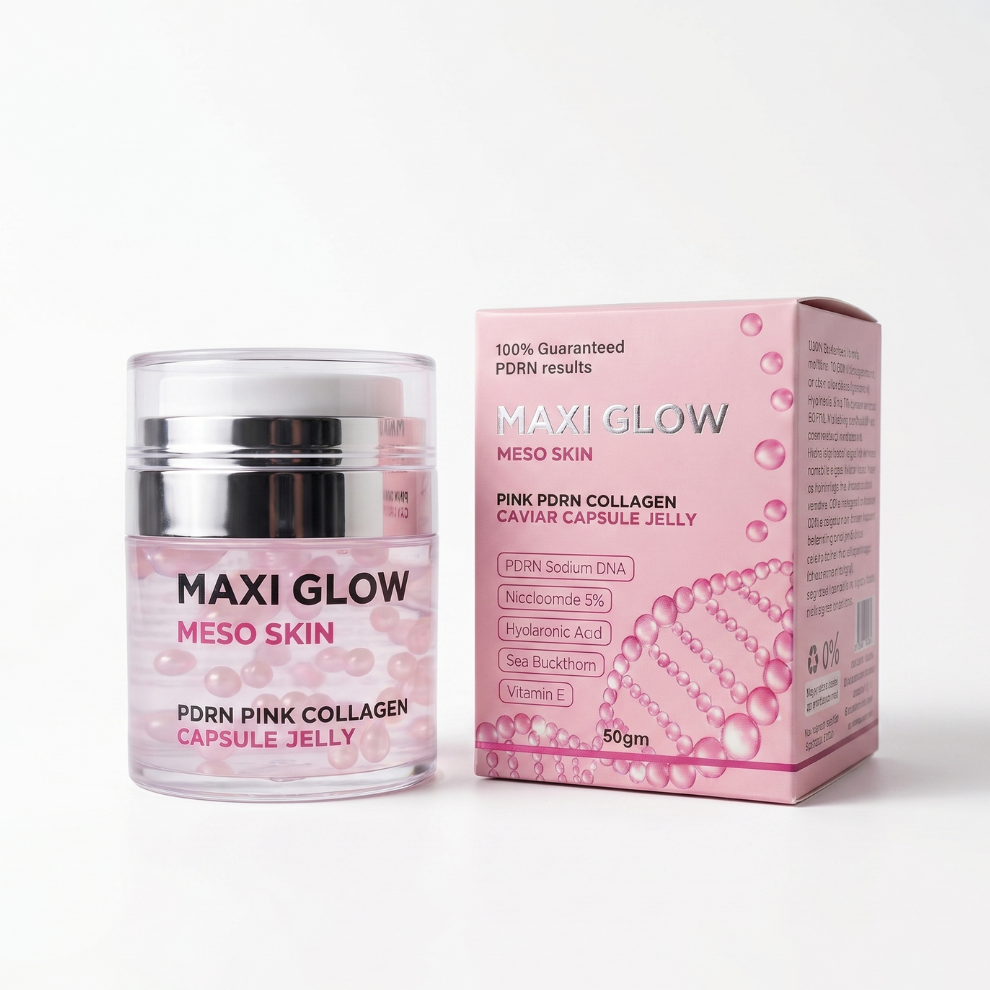 Maxiglow Meso Skin – Pink PDRN Collagen Caviar Capsule Jelly