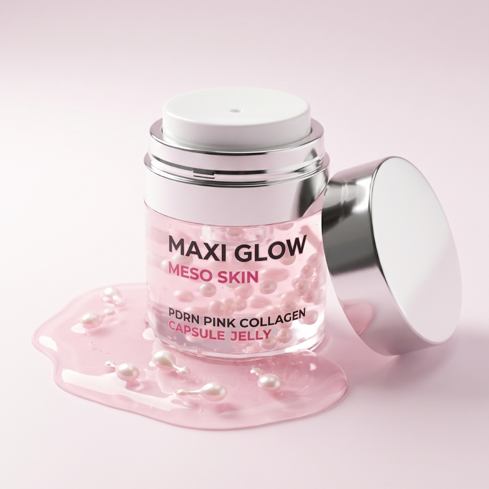 Maxiglow Meso Skin – Pink PDRN Collagen Caviar Capsule Jelly